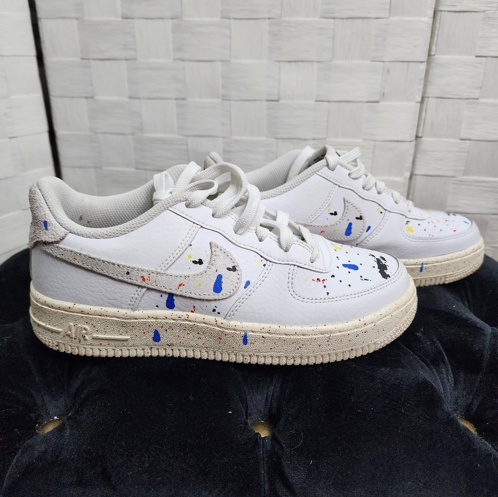 NIKE Air Force 1 Low Boys Paint Splatter